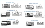 Các loại ren thông dụng