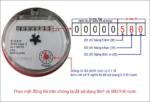 cách đọc đồng hồ nước có số màu đỏ