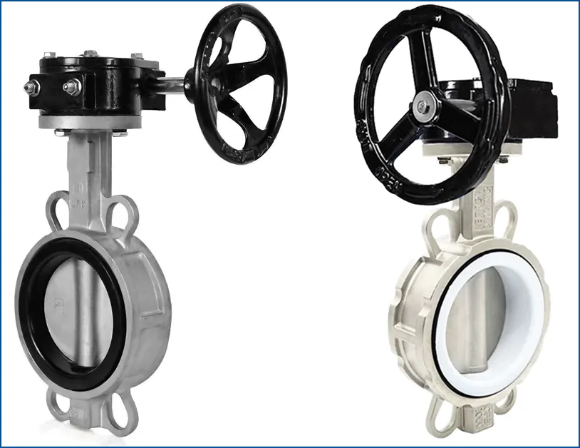 So sánh gioăng cao su EPDM và gioăng Teflon PTFE van bướm